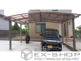 のカーポート カーブポートシグマIII ワイド 積雪〜20cm対応 施工例