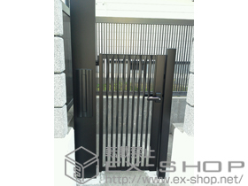 の門扉 シンプルモダン門扉 11型 片開き 施工例