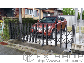 のカーゲート ニューエクジスXA型 片開き キャスター式 43SA 施工例