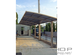 のカーポート カーブポートシグマIII 縦連棟 積雪〜20cm対応 施工例