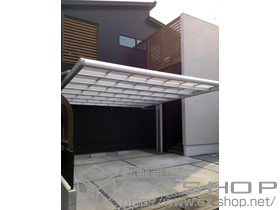 のカーポート 4Gワイド 積雪〜20cm対応 施工例