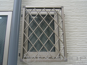 の面格子・窓格子 アルミ面格子 ヒシクロス 施工例