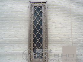 の面格子・窓格子 アルミ面格子 ヒシクロス 施工例