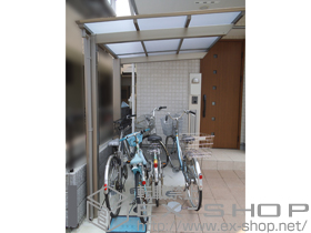 のサイクルポート・駐輪場 アーキフィット ミニ 積雪〜20cm対応 施工例