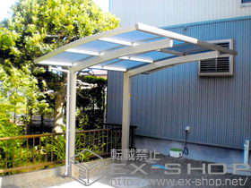 のサイクルポート・駐輪場 レイナポートグランミニ 積雪〜20cm対応 施工例