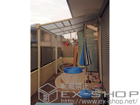 のテラス屋根 ライザーテラスII F型 テラスタイプ 単体 積雪〜20cm対応 施工例