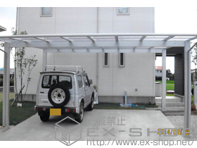 のカーポート エフルージュ ツイン 積雪〜20cm対応 施工例