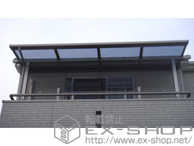 のバルコニー・ベランダ屋根 ライザーテラスII F型 屋根タイプ 単体 積雪〜20cm対応 施工例