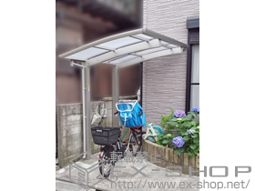 のサイクルポート・駐輪場 プレシオスポート ミニ　積雪〜20?対応 施工例