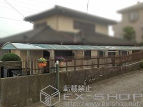 のカーポート レイナワンポートグラン 縦連棟　積雪〜20cm対応 施工例