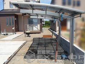 のカーポート プレシオスポート 積雪〜20cm対応 施工例