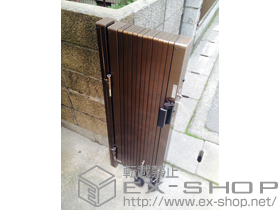 のカーゲート トリップゲート RA型 ノンレール 片開き 35S 施工例