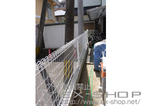 のフェンス・柵 メッシュフェンス G10-R 施工例