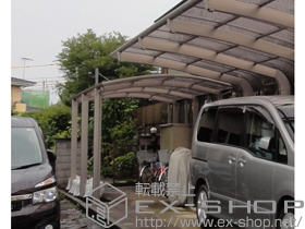 のカーポート カルエードシグマIII 1500 積雪〜50cm対応+サイドパネル(片側分) 施工例