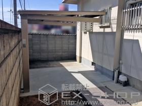 のカーポート マイリッシュデラックス 前上がり 積雪〜20cm対応 施工例