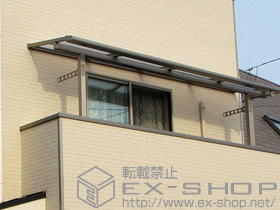 のバルコニー・ベランダ屋根 ライザーテラスII F型 屋根タイプ 単体 積雪〜20cm対応 施工例