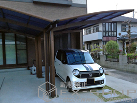 のカーポート プレシオスポート 積雪〜20cm対応 施工例