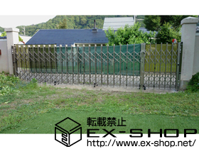 のカーゲート アルシャインII PG型R(ペットガード) Aタイプ ノンレール 両開き親子 施工例