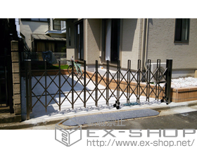 のカーゲート トリップゲート RA型 ノンレール 片開き 35S 施工例