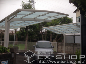 のカーポート レイナポートグラン 延長　積雪〜20cm対応＋着脱式サポート 施工例