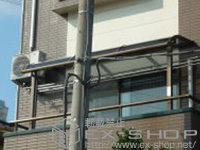のバルコニー・ベランダ屋根 ライザーテラスII R型 屋根タイプ 単体 積雪〜20cm対応 施工例