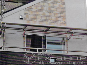 のバルコニー・ベランダ屋根 ヴェクターテラス F型 ルーフタイプ 単体積雪〜20cm対応 施工例