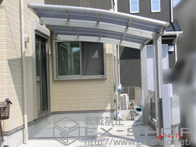 のカーポート レイナポートグラン　積雪〜20cm対応＋着脱式サポート 2本入り 施工例