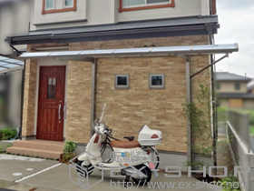 のカーポート レガーナポートシグマIII 積雪〜20cm対応　雨樋あり 施工例