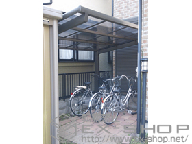 のサイクルポート・駐輪場 レークパークシグマIII オープンタイプ 積雪〜20cm対応 施工例