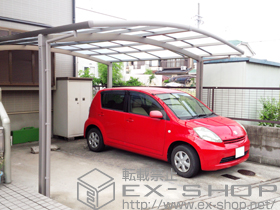 のカーポート カーブポートシグマIII ワイド 積雪〜20cm対応 施工例