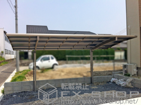 のカーポート カーブポートシグマIII 積雪〜20cm対応 施工例