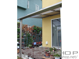 のテラス屋根 プレシオステラス R型 テラスタイプ 単体 積雪〜20cm対応 施工例