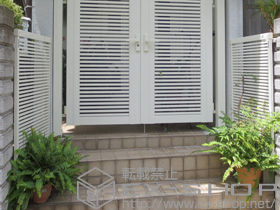 のフェンス・柵 シャレオR1型フェンス フリーポールタイプ 施工例