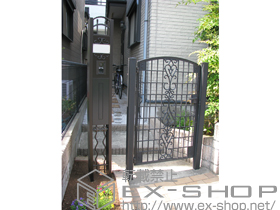 の機能門柱・ポスト スクリーンファンクションユニット エルマージュ  単独仕様 施工例