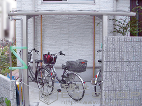 のサイクルポート・駐輪場 レイナポートグランミニ 積雪〜20cm対応 施工例