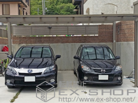 のカーポート アーキデュオ ワイド 積雪〜20cm対応 施工例