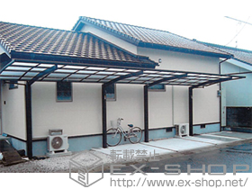 のカーポート プレシオスポート 縦連棟 積雪〜20cm対応 施工例