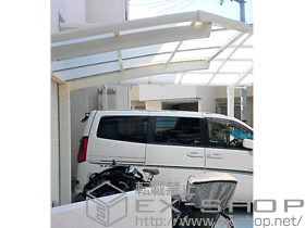 のサイクルポート・駐輪場 カーブポートシグマIII ミニ 積雪〜20cm対応 施工例