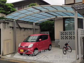 のカーポート レイナポートグラン M合掌　積雪〜20cm対応 施工例