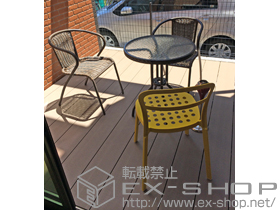 のウッドデッキ レストステージ 幕板納まり 施工例