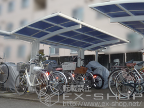 のサイクルポート・駐輪場 レイナポートグランミニ 積雪〜20cm対応 施工例