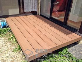 のウッドデッキ ひとと木2 施工例