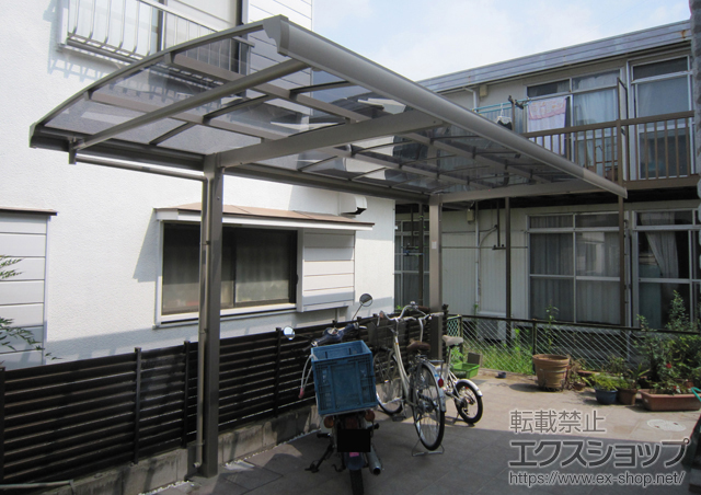 のサイクルポート・駐輪場 キューブポート ミニ 積雪〜20cm対応 施工例