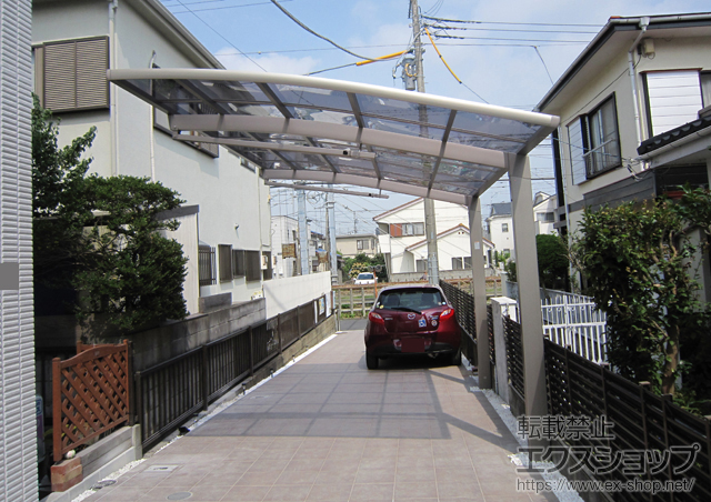 のカーポート カーブポートシグマIII 積雪〜20cm対応 施工例