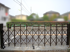 のカーゲート トリップゲート RA型 ノンレール 片開き 33S 施工例