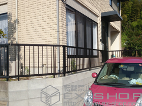 のフェンス・柵 ハイサモア フリーポールタイプ 施工例