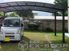 のカーポート カーブポートシグマIII ワイド 積雪〜20cm対応 施工例