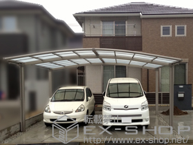 のカーポート カーブポートシグマIII ワイド 積雪〜20cm対応 施工例