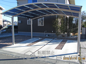 のカーポート レイナツインポートグラン　積雪〜20cm対応 施工例