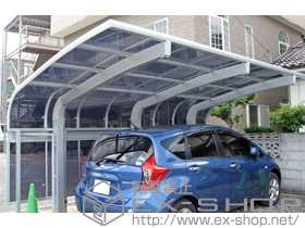 のカーポート テールポートシグマIII 1500 耐風圧強度仕様 積雪〜50cm対応 施工例